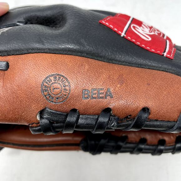 Rawlings Red-Brown & Black 12" Fastpitch Softball Glove Mitt RHT Leather - Picture 3 of 9